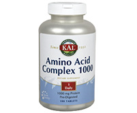 KAL AMINO ACID COMPLEX 1000 aminoacido aminoácido proteina proteinas musculo músculo muscular energia energía adelgazar adelgazamiento grasa peso quemador