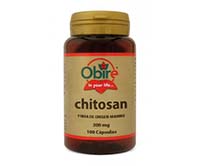 OBIRE CHITOSAN 300 mg. saciante fibra estreñimiento absorbe grasa peso adelgazante bloqueador hidratos grasa