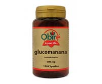 OBIRE GLUCOMANANA 500 mg. glucomanano saciante fibra estreñimiento absorbe grasa peso adelgazante bloqueador hidratos grasa azucar azúcar