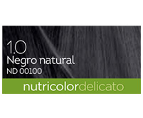 BIOKAP TINTE DE PELO NEGRO NATURAL 1.00 Delicato tinte negro natural tintes negros tintes de pelo tinte para el pelo tintes para el pelo TINTE PELO NEGRO NATURAL 1.00 NUTRICOLOR DELICATO moreno cabello moreno